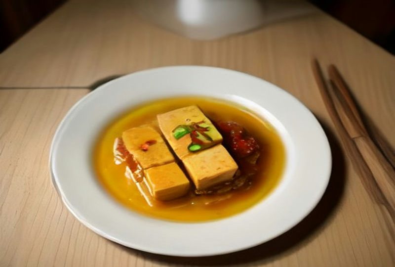 Braised Tofu with Mushrooms (香菇烧豆腐) — Chinese recipe