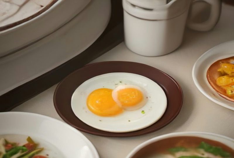 Pan-Fried Eggs with Crispy Edges (香煎溏心蛋) — Chinese recipe