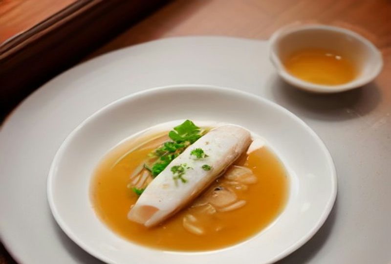 Steamed Fish with Ginger Soy (清蒸鱼（快手版）) — Chinese recipe
