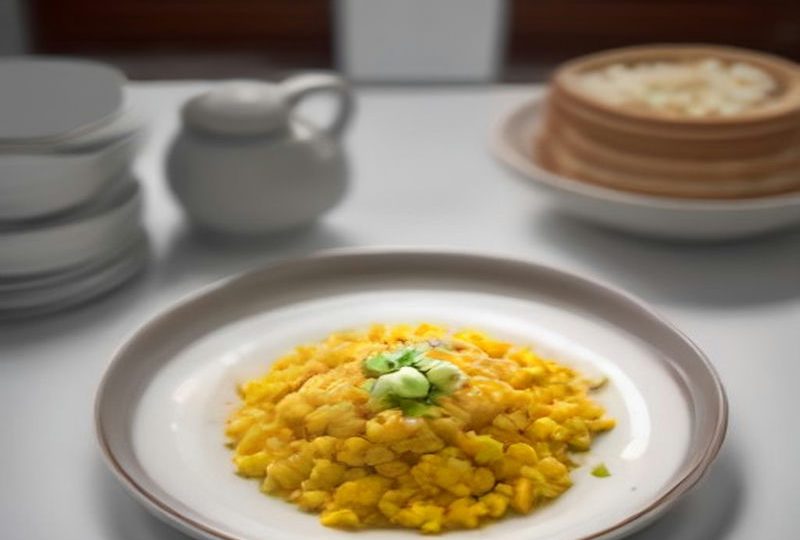Tofu & Egg Protein Scramble (豆腐鸡蛋健身炒) — Chinese recipe
